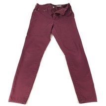 Aeropostale Jeans Womens 6 R Dark Maroon  Denim High Waisted Jegging Stretch - £10.98 GBP