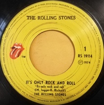 ROLLING STONES It&#39;s Only Rock And Roll / Through the Lonely Nights 7” 45... - £11.85 GBP