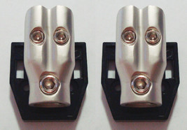 2X Distribution Block 0-4-8 Gauge Power Wire Cable Splitter Car Audio Connector - £18.70 GBP