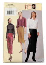 Vogue Sewing Pattern #7333 Size D-E-F Today&#39;s Fit Easy Petite Skirt Betzina - $5.50