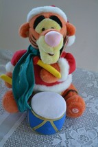 Disney Store Exclusive Tigger Plush Christmas Singing Toy Winnie the Poo... - $17.42