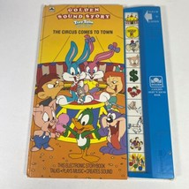 Tiny Toon Adventures Circus Comes to Town Golden Sound Story Book Vintage 1991 - £11.73 GBP