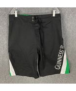 Guinness Swim Shorts Men&#39;s XL 100% Polyester Drawstring Black Extra Large - $16.73 CAD