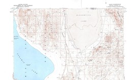 Nixon Quadrangle Nevada 1957 Topo Map Vintage USGS 15 Minute Topographic - $16.89