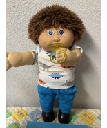 VTG Cabbage Patch Kid Boy W Pacifier-P’tits Bouts de Choux Fuzzy Hair Freckles  - $495.00