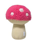 Plush Pink Mushroom Throw Pillow Soft Toy Teens Decor Dorm Room Fun Gift... - $20.56 CAD