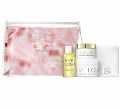 EVE LOM Travel Essentials Set | Includes Cleanser 20ml, Moisture Cream 8ml, Mini - £49.06 GBP