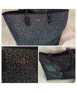 Coach Réversible Ville Sac Fleur Ranch Fleurs Multicolore Noir Uni F59441 - $3,064.10 MXN