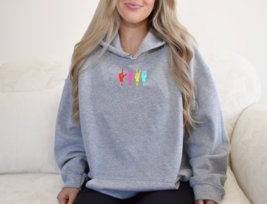 ASL Hoodie, American Sign Language Hoodie, ASL Gifts, I Love You Hand Sign Hoodi - £24.54 GBP