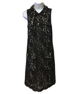 J.Crew Women&#39;s  Dress Black Lace Beige Lining Cotton Size US 6 NEW - £55.20 GBP