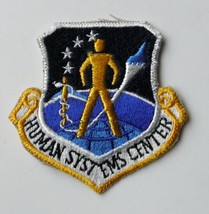 Usa Air Force Human Systems Center Shield Emblem Patch 3 Inches - $5.36