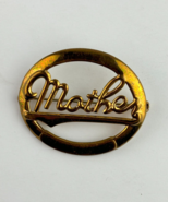 Vintage Oval Gold Tone &quot;Mother&quot; Pin Broach - $9.91 CAD