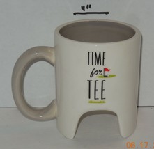 &quot;Time For Tee&quot; Golf Coffee Mug Cup Ceramic - $9.65