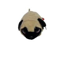 Ty Beanie Boos Teeny Tys 4&quot; CANDY Pug Dog Stackable Plush Stuffed Animal Toy NEW - £11.35 GBP