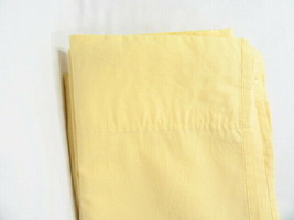Ralph Lauren Solid Yellow Cotton Percale Twin Flat Sheet(s) - $32.00
