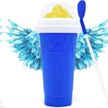 Slushy Cup Slushie Cup Frozen Magic Squeeze Ice Cup Tiktok Trend Items Cool Gadg - £29.84 GBP