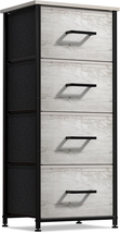 Dresser with 4 Faux Wood Drawers - Tall Storage Unit Organizer Tower For - €94,14 EUR