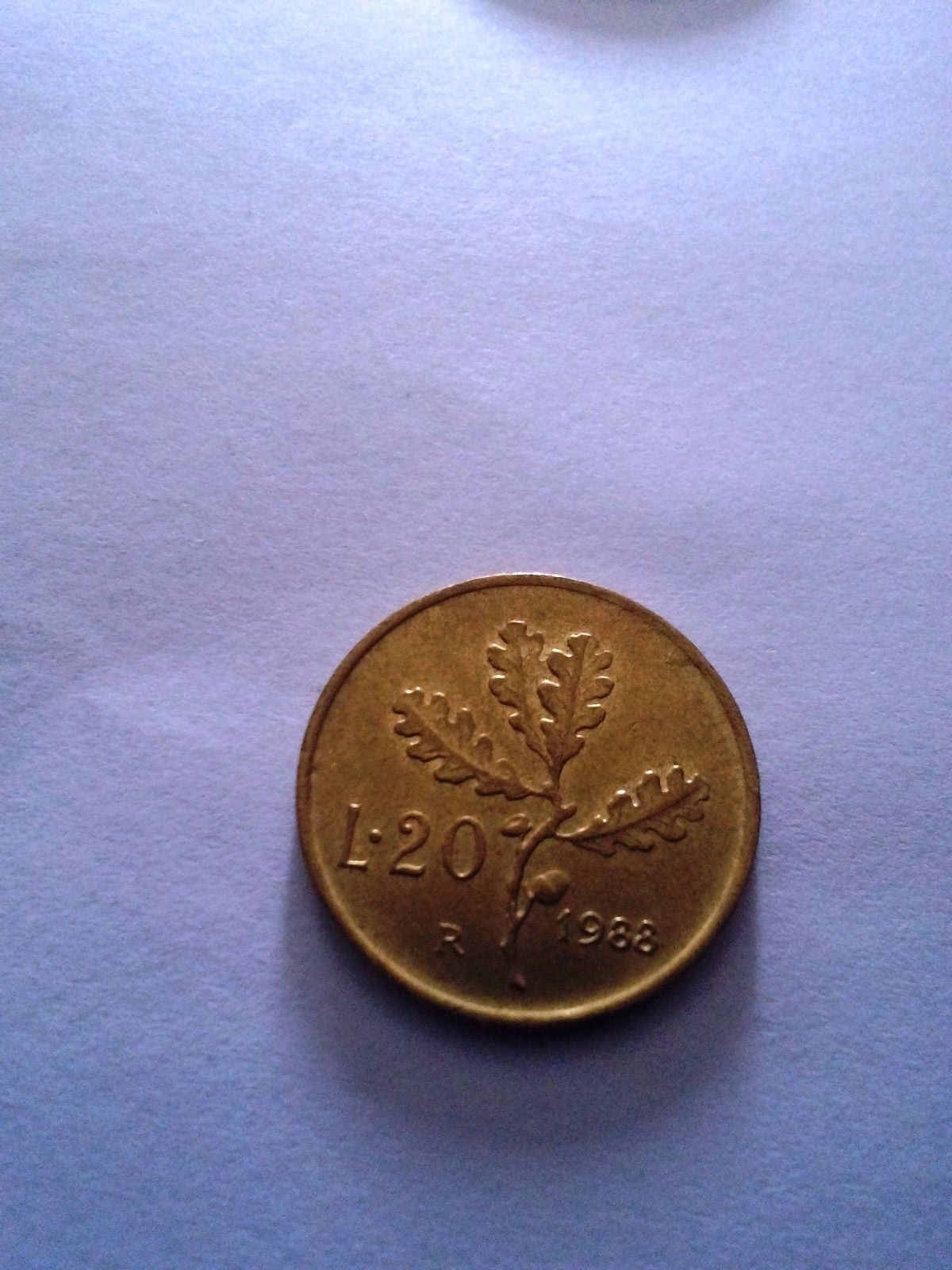 Primary image for Italy 20 Lire Coin 1988