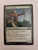 MTG Magic The Gathering Card Skyway Sniper Creature Elf Archer Green M21 - £5.97 GBP