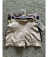 JUICY COUTURE 3 PACK SEAMLESS SHAPING SHORTS PANTIES UNDERWEAR Size Large - $399.78 MXN