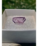 Clear Purple Fluorite Crystal Slice Specimen Illinois USA Mounted Boxed ... - £4.80 GBP
