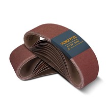 110008 4 X 24 Inch Sanding Belts | Aluminum Oxide Sanding Belt Assortmen... - $33.99