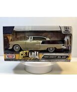 1955 Chevy Bel Air Diecast Model Car: 1/24 Scale, New In the Box By Moto... - $29.70