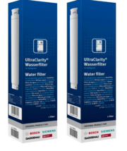 Lot of 2 Bosch water filter refrigerator Ultra Clarity 11034151, 11028820 Bosch, - $42.08
