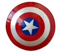 Captain America Shield Metal Prop Screen Accurate Halloween Item Gift Re... - £87.13 GBP