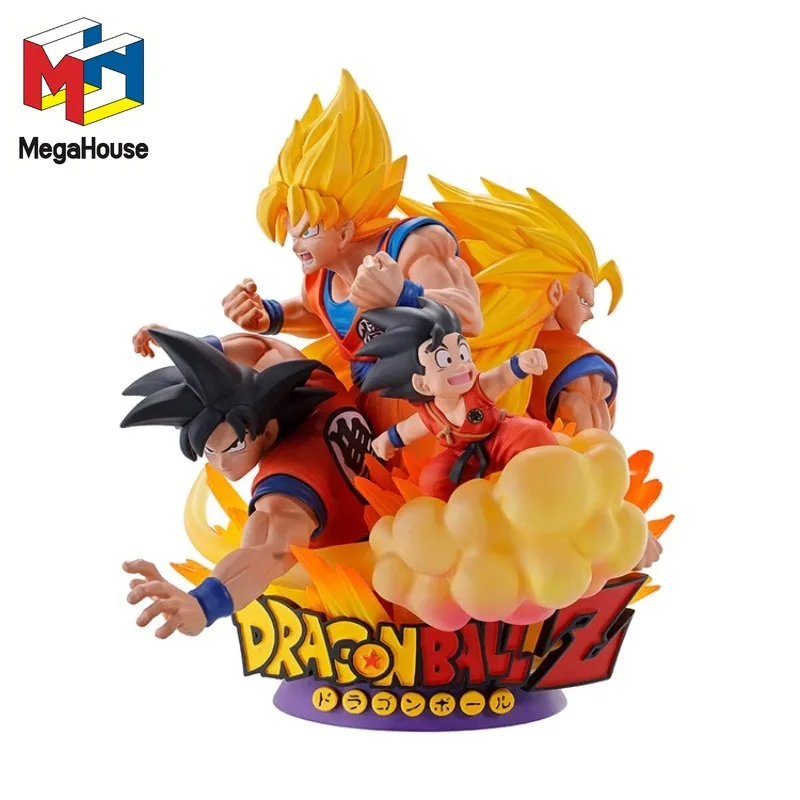 MegaHouse Original Dragon Ball Anime Figure DX Son Goku RE BIRTH Action ... - $115.74+