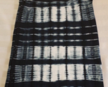 BCBG Max Azria Black &amp; White Graphic Print Skirt Size Small Elastic Wais... - $14.84