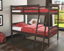 Colin Walnut Modern Bunk Bed Frame - $593.01