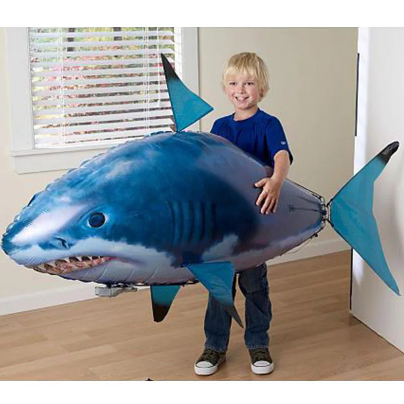 1PCS Remote Control Flying Air Shark Toy Clown Fish Balloons Inflatable Helium - £33.42 GBP+