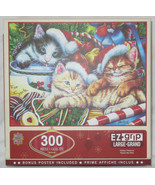 Master Pieces 300 Piece Jigsaw Puzzle EZ Grip HOLIDAY TREASURES kittens ... - £21.25 GBP
