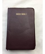 1997 Burgundy Bonded Leather NKJV Vine&#39;s Expository Reference Edition Bi... - $24.26