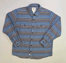 Lands End Blake Shelton Mens Long Sleeve Button Up Flannel Shirt Size La... - $18.30