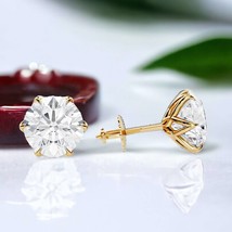 1 Carat Each Stone Lab Grown Diamond Earrings Claw Prong IGI Certified L... - £1,607.56 GBP