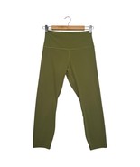 Lululemon Leggings Womens 8 Green Align High Rise Crop Capri Pants Yoga ... - $40.60 CAD
