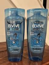 2 L&#39;Oreal Elvive Power Moisture Hydrating Shampoo Normal To Dry Hair 12.... - £17.77 GBP