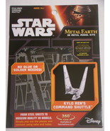 STAR WARS - METAL EARTH 3D METAL MODEL KITS - KYLO REN&#39;S COMMAND SHUTTLE... - £19.65 GBP