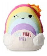 Squishmallows Sunshine Rainbow Good Vibes Only Wink Plush 8&quot; Wellness Sq... - £11.57 GBP