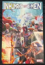 Inhumans Vs X-Men 24x36 Inch Promo Poster Marvel 2016 Magneto Old Man Logan - £7.88 GBP
