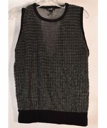 Paige Womens Knit Vest Wool Gray L - $40.74 CAD
