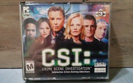 3 Disk PC CSI : Crime Scene Investigation UbiSoft  Original Series Mature - £11.10 GBP