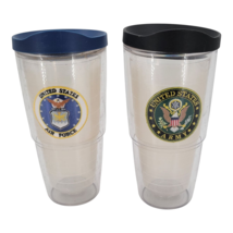 Tervis Tumbler Bundle US Army and US Air Force Insulated Cups with Lids - $36.95