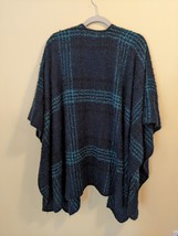 Woolrich Luxe Softness Cozy Green Blue Brooks Plaid Knit Blanket Wrap On... - £18.35 GBP