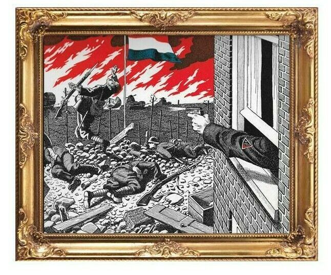 WW2 German vintage anti-Nazi &quot;Alles voor Volk en Vaderland&quot; Jordaan Dutc... - $49.00