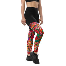 Fitness Leggings Babi Vincente, By Vincente Feat Marittella&#39;s Art - Handmade - £71.36 GBP
