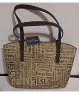 Names of Jesus Bible Cover Carrying Case White Dove Designs Bible Bag NWT - £16.40 GBP