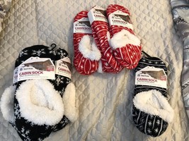Yaktrax Women&#39;s Cabin Sock Cozy Slipper Socks NEW  - $18.99